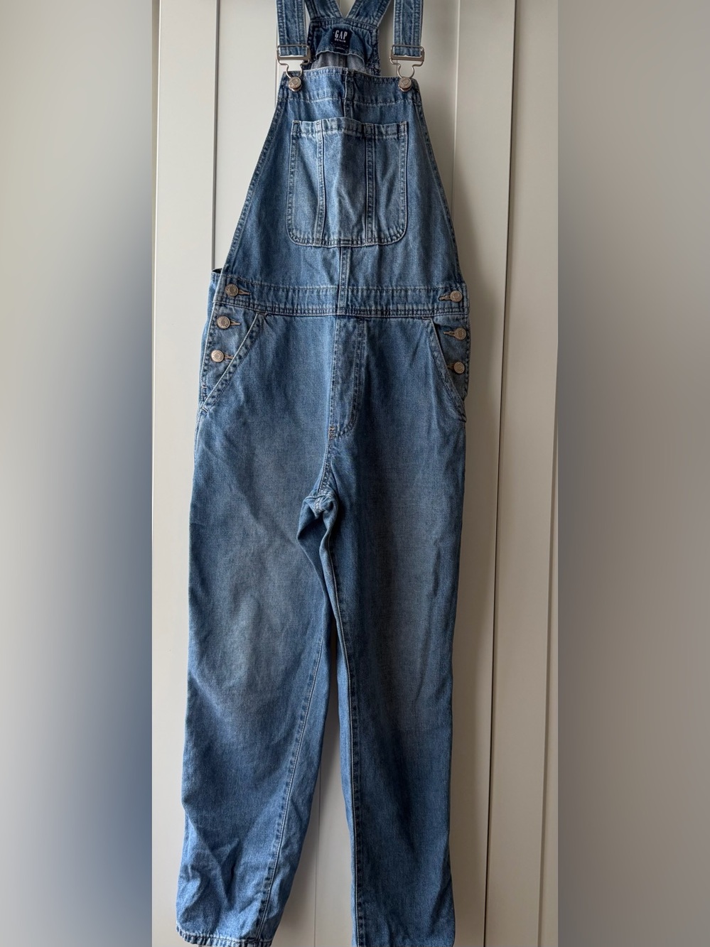 GAP Women's Blue Denim Overalls
